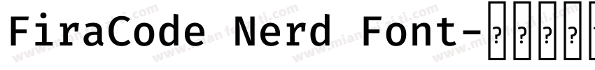 FiraCode Nerd Font字体转换 FiraCode Nerd Font字体转换